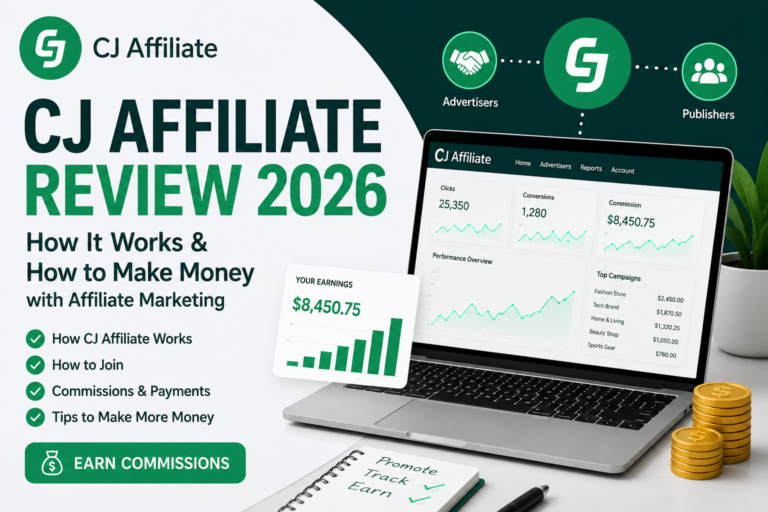 CJ Affiliate Review 2026: How It Works & How to Make Money