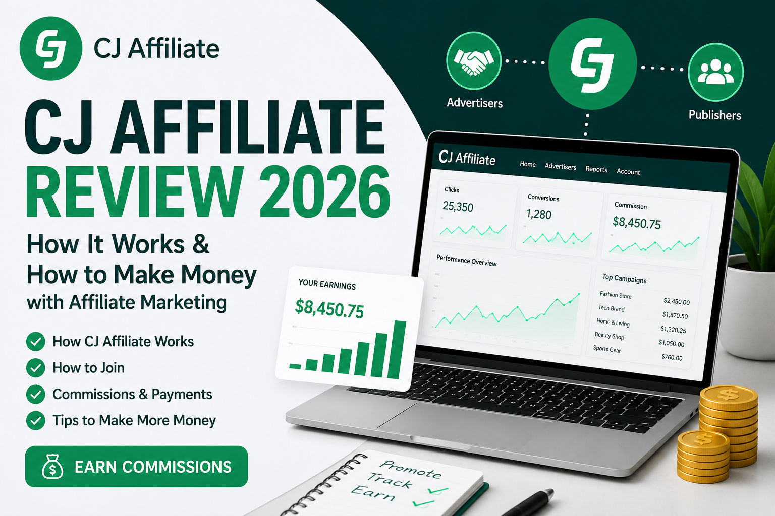 CJ Affiliate Review 2026: How It Works & How to Make Money